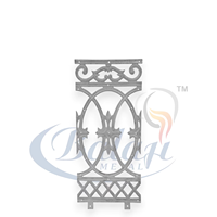 Balaji Metals BM-0190 Garde-corps de balcon et d'escalier sans cadre en fonte et aluminium, robuste, style Paris, orné, tailles personnalisées, garantie 5 ans