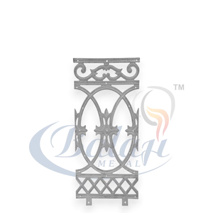 Balustrade de balcon en fonte de Paris ornée moderne, sur mesure, finition antirouille, garde-corps de terrasse en aluminium, garantie 5 ans, Balaji - Product Image 4