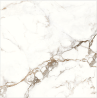 CALACATTA LUX 800*800MM Carreaux de porcelaine vitrifiée émaillée polis d'impression numérique moderne pour les salles de Villa Novac Revêtement de sol en céramique