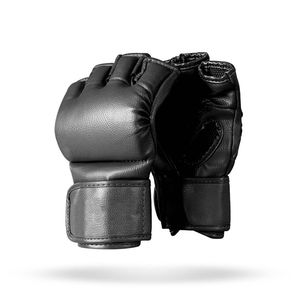 Professional High Quality PU Leather Half Finger MMA <b>Gloves</b> Custom Wholesale Training <b>Men</b> Boxing <b>Gloves</b> Martial Arts Boxing - Product Image 3