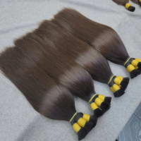 Cabello humano a granel Cabello humano Materia prima Blanqueamiento Rubio #60, #613 Calidad superior sin procesar Cutícula completa Cabello virgen Remy