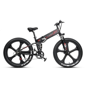SMK BON CHOIX Vélo Pliant Électrique 20 pouces Roue 500W Moteur 48V 12.8AH Vélo Électrique - Product Image 1