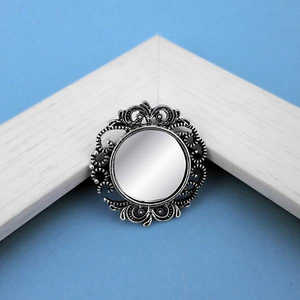 Tip Top Fashions Anillo de dedo ajustable Espejo chapado oxidado 1505521B Anillo de moda - Product Image 1