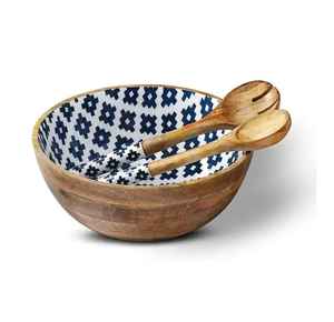 Cuencos de madera ecológicos de la mejor calidad para servir ensaladas, hecho a mano, nuevo diseño, diferentes formas, estilo americano, Color personalizado - Product Image 2