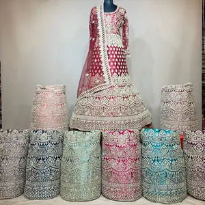 Verbazingwekkende Designer Netto Lehenga Vrouwen Voor Bruiloft En Speciale Gelegenheid Pakistaanse Kleding Trouwjurken Lage Prijs In M Creatie