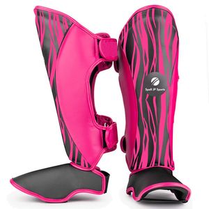 Espinilleras de Boxeo de Piel Sintética con Diseño Personalizado, para Muay Thai, con Protección para el Empeine, Diseño Nuevo, Logotipo Personalizado - Product Image 1