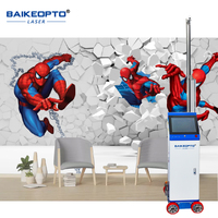 Printer Inkjet Dinding Vertikal 3D Lipat Digital BK-UV64 dengan Layar Sentuh 11,6 Inci Otomatis Baru 9600dpi