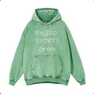 Sweats à capuche de haute qualité 100% coton, sweats à capuche unis pour hommes, sweats à capuche personnalisés surdimensionnés unisexe - Product Image 2