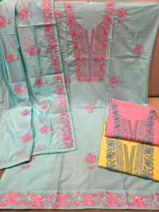 Trajes de moda india bordados a mano sin costuras de diseñador moderno para mujeres para fiestas de estilo tradicional - Product Image 2