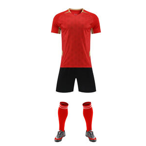 Nuevo 2025 Camisetas personalizadas Alta calidad Secado rápido Servicios OEM Fútbol Kit completo Ropa de fútbol Club personalizado Nombre Juego del equipo de fútbol - Product Image 4