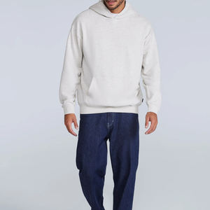 Fabricant en gros, logo personnalisé, sweats à capuche épais et surdimensionnés, coton mélangé de haute qualité, sweat à capuche surdimensionné vierge pour hommes - Product Image 3