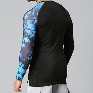 Camisetas de Compresión Tejidas al por Mayor para Hombre - Elásticas, de Manga Larga, Transpirables, de Secado Rápido, Ecológicas, Antibacterianas, Ropa Deportiva - Product Image 2