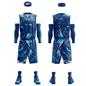 Best Seller Buen Material Precio Asequible Uniforme de Baloncesto Diseño Profesional Uniformes de Baloncesto Set - Product Image 4