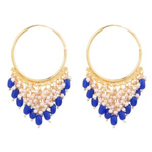 อินเดียผู้ค้าส่งเครื่องประดับเครื่องประดับFaux Pearl Drop Jhumka Jhumkiเจ้าสาวHoopต่างหูชุดเครื่องประดับสําหรับผู้หญิง - Product Image 1