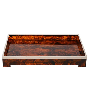 Plateau en corne de luxe pour un arrangement de dessert gracieux, parfait pour les célébrations de table élégantes, les anniversaires et les événements festifs - Product Image 2