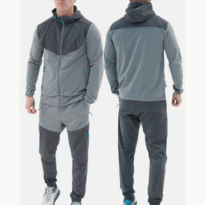 Chándal Deportivo Personalizado de Poliéster con Cremallera para Hombre, Ropa Deportiva, Cortavientos, Chándales de Poliéster para Hombre - Product Image 1