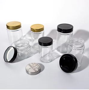 Frascos de vidrio personalizados de 16oz Venta caliente Frascos de vidrio personalizados de 150ml 300ml 500ml 1000ml con tapas a los mejores precios - Product Image 4