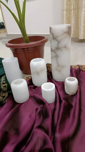 คอลเลกชันสดเชิงเทียนเศวตศิลาสไตล์ทันสมัยดูร่วมสมัยการออกแบบโดยนักออกแบบคอลเลกชันการตกแต่งที่หรูหรา - Product Image 6