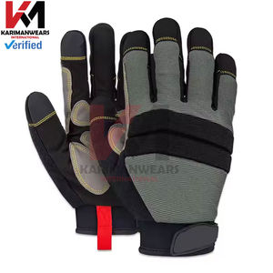 Gants en cuir d'hiver pour hommes, compatibles écran tactile, doublure en laine, chauds, coupe-vent, en daim, pour la conduite, pratiques pour le froid - Product Image 6