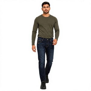 Jeans pour hommes en gros, personnalisables avec logo, coupe slim, droite, skinny ou décontractée, style décontracté, qualité supérieure - Product Image 1