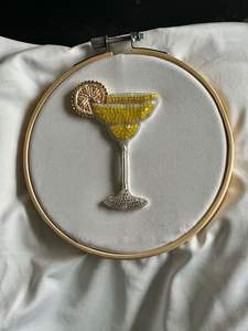 Pendientes de Bisutería Unisex con Cuentas de Semillas Hechas a Mano, Estilo Clásico, Dulce y Fresco, con Bordado, para Fiestas - Product Image 3