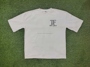 เสื้อผ้าแนวสตรีทสำหรับผู้ชายเสื้อยืดผ้าสีขาวพิมพ์ลายกราฟิกพิมพ์ลายดิจิทัลโลโก้ตามสั่งฤดูร้อน - Product Image 2