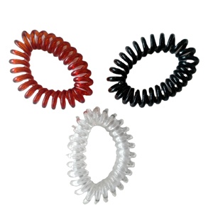 Strong Hold TPU Elastic Telephone Hair Bands Hair Coil Hair Accessories Head Band Women Kid <b>Scrunchies</b> Rubber Band Transparent - Product Image 2