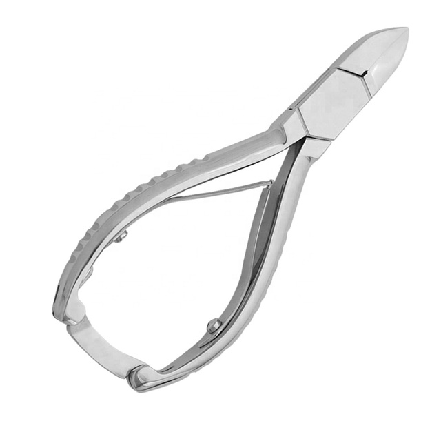 High Quality Stainless Steel Nail Nipper With Double Barrel Spring Lock Heavy Duty Toe Nail Clippers Cutter