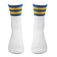 Vente en gros de chaussettes antidérapantes personnalisées pour unisexe Chaussettes de football de haute qualité Chaussettes de sport de football avec votre propre logo et couleurs