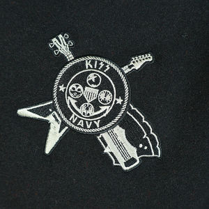 Chaqueta universitaria personalizada OEM para hombre, cuerpo de lana, manga de cuero, informal, con soporte de invierno, Parche de chenilla, bordado, patrón de letras, logotipo frontal - Product Image 3