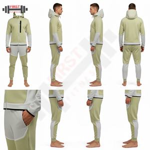 Ensemble de survêtement pour homme de haute qualité, neuf, confortable, vêtements de sport personnalisés, ensemble de survêtement de jogging pour homme en 2 pièces avec logo personnalisé - Product Image 3