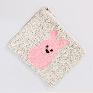 Vente chaude Vintage Style Filles Maquillage Organisateur Multi-Fonction Porte-Monnaie Perles Fermeture À Glissière pour Partie Porter Toile Tissu - Product Image 1