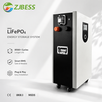 Batería de Litio Vertical Móvil de Ciclo Profundo 51.2V 300Ah 15kWh, 8000 Ciclos, 10 Años de Garantía para Almacenamiento de Energía Solar Residencial