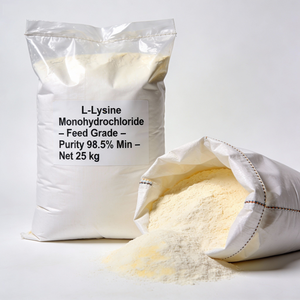 Clorhidrato de L-Lisina 98.5% en Polvo de Grado Alimenticio para Aves de Corral, Ganado y Cerdos - Product Image 3
