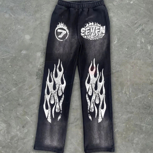 Ensemble de survêtements hiver à capuche unis, effet délavé soleil et délavé à l'acide, personnalisable, pour hommes et femmes, comprenant un sweat à capuche et un pantalon de jogging assorti, best-seller - Product Image 3