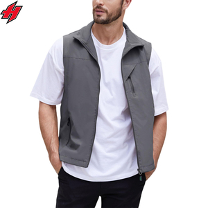 Chalecos de lana de invierno para hombre, chalecos gruesos y cálidos, prendas de vestir informales, chalecos térmicos Softshell, chaqueta sin mangas para hombre, ropa - Product Image 1