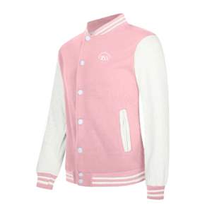 Nueva moda de los hombres Varsity Letterman chaqueta con cuello en V capucha de lana logotipo personalizado Impresión de talla grande chaqueta de Bombardero - Product Image 3