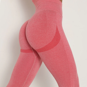 Legging évasé uni taille haute avec logo personnalisé pour femmes pantalon de yoga fitness évasé avec logo personnalisé - Product Image 4