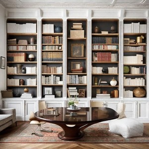 Modern Customizable Built-In SS304 Stainless Steel <strong>Book</strong> Cabinet Environmentally Friendly Design for Home Office &amp; Living Room - Product Image 1