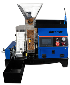 Machine à rouler les cigarettes Blue Star, nouvelle, pneumatique, entièrement automatique, haute productivité, 84 mm, 5 kg de tabac, 4200 tubes/heure - Product Image 2