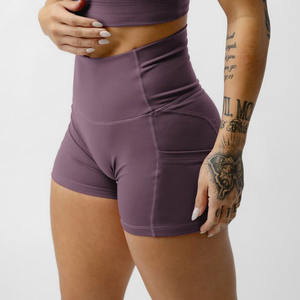 Nouveau chaud femmes bout à bout Yoga tenues sport Gym entraînement Shorts de course Logo personnalisé vêtements de sport Gym exercice Shorts - Product Image 6