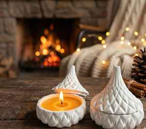 Easy Return Ceramic Jar <b>Candle</b> Soy Wax Scented Luxury <b>Candle</b> Clean burn Best for Home Decor Cozy Ambience and Gifting Purpose - Product Image 2