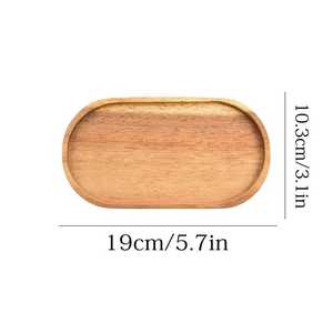 Bandeja de madera de acacia Bandeja de comida - Product Image 6