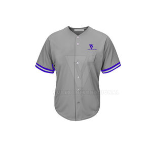 Uniforme de Béisbol Personalizado de Alta Calidad, 100% Poliéster, Transpirable, Tallas Grandes, Ropa de Equipo VUREX VI-BU-06 en Colores Personalizados - Product Image 4