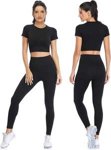 ชุดวอร์มแบบมีฮู้ดสำหรับทุกเพศ ผ้าฟลีซระบายอากาศ แขนยาว พร้อมกางเกงลายเรียบ ชุดออกกำลังกาย 2 ชิ้น สำหรับฤดูหนาว - Product Image 5