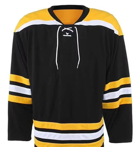 Uniforme de Hockey sobre Hielo Estilo Profesional Auténtico para Hombre con Tela de Alto Rendimiento y Colores y Logotipo del Equipo Personalizables - Product Image 3