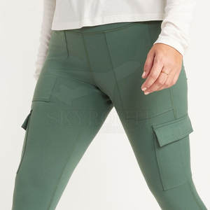 Leggings Largos de Alta Calidad para Mujer, Sólidos, Sin Costuras, de Spandex/Nailon, Transpirables, de Secado Rápido, para Fitness y Deportes - Product Image 5