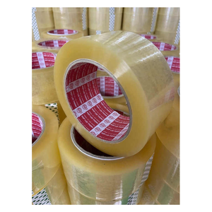 Cinta BOPP transparente de alta calidad Cinta adhesiva de sellado de cartón personalizada OEM ODM Fabricante Acrílico Hecho Vietnam - Product Image 6