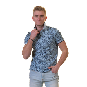 Polo en polyester personnalisé avec impression numérique OEM Polo de marque pour hommes T-shirt à col classique pour hommes avec design propre - Product Image 4