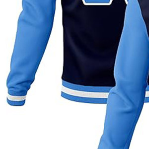 OEM personalizado de color sólido de manga larga chaqueta de béisbol Varsity para las mujeres última llegada al por mayor llanura chaquetas Varsity en blanco - Product Image 6